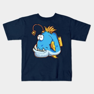 Dumb monster fish fish color Kids T-Shirt